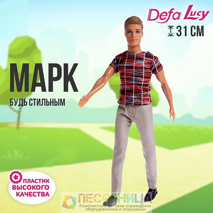 Кукла-модель «Марк» цвет красный