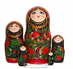 Матрешка Хохлома 5 кукол 16 см