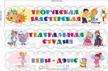 Табличка настенная 0,2*1м