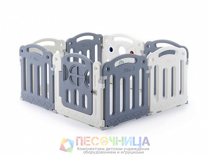 Манеж UNIX Kids Classic 126x120 Grey