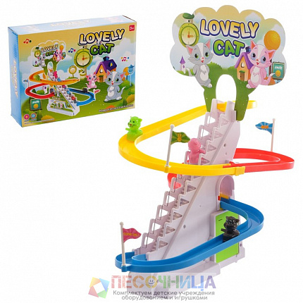 Развивающая игрушка «Котята на лесенке»