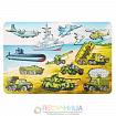 Рамка-вкладыш «Военная техника» 13 деталей