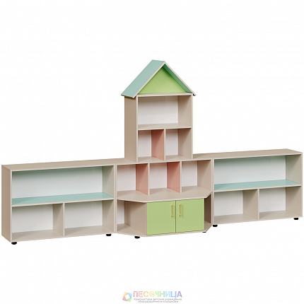 Стеллаж игровой "ТЕРЕМОК".