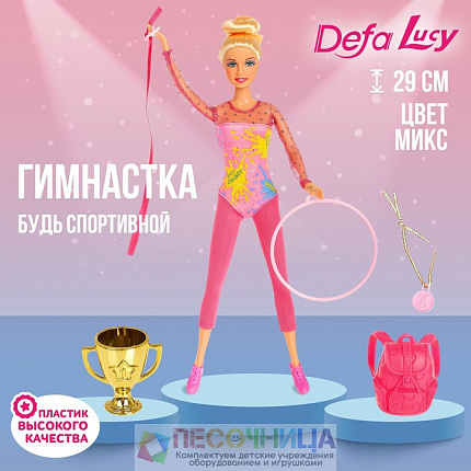 Кукла-модель «Гимнастка» с аксессуарами МИКС