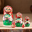 Матрешка  "Весенний букет", 5 кукольная, 10-11 см