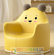 Кресло детское UNIX Kids Bear Yellow размер S