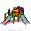 Горка Малыш двойная (Граффити)                       Н-750
