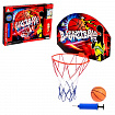 Баскетбольный набор «Штрафной бросок», с мячом, диаметр мяча 12 см, диаметр кольца 23 см.