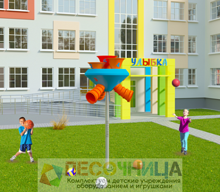 Модуль спортивный "Квестбол ®" Модель 4  (Экопластик)