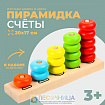 Пирамидка «Счеты», d бусины: 3 см