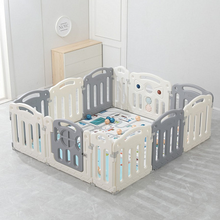 Манеж UNIX Kids Classic 160x180 Grey