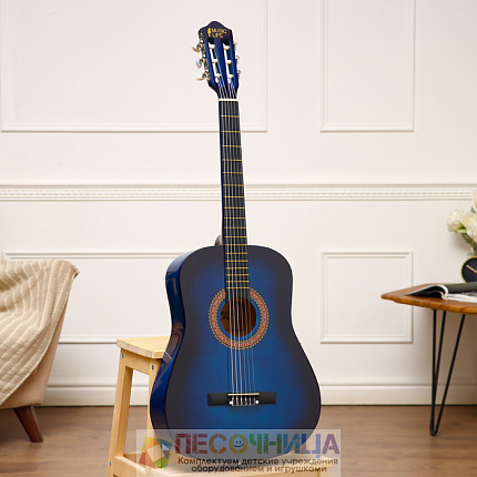 Гитара классическая Music Life GQD-H38Y, синяя, 97 см