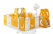Манеж UNIX Kids SUPREME Music 160x160 Yellow с качелями