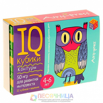 Развивающий набор «Контуры. 50 игр для развития интеллекта» (нов)