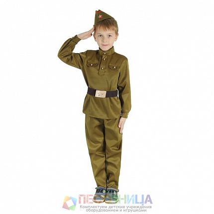 Детский костюм  "Военный", р-р 34, рост 134 см