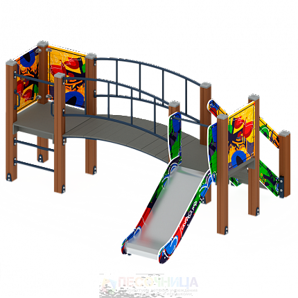 Карапуз  (Граффити)      горка Н 750