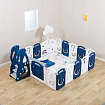 Манеж UNIX Kids SUPREME Music 200x240 Blue