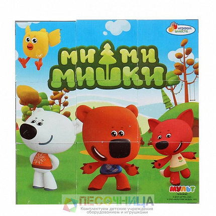 Набор из 9-ти кубиков «Ми-Ми-Мишки»