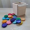 Игра Радужные монетки, 14 карточек (натуральная коробочка)