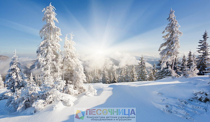 Баннер "Зима" фото 1,8*4м