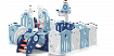 Манеж UNIX Kids SUPREME Space 200x200 Blue с качелями